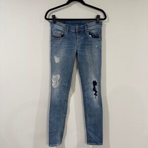 DIESEL D.N.A. S/S 2016 Release Grupee‎ Stretch Super Slim Skinny Jeans Size 25